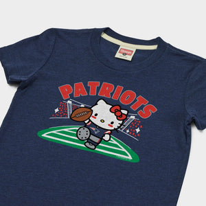 Hello Kitty x New England Patriots Touchdown Tee (Youth) Apparel HOMAGE