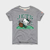 Hello Kitty x New York Jets Kickoff Tee (Youth) Apparel HOMAGE Grey Y2