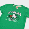 Hello Kitty x Philadelphia Eagles Retro Touchdown Tee (Youth) Apparel HOMAGE