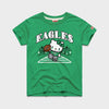 Hello Kitty x Philadelphia Eagles Retro Touchdown Tee (Youth) Apparel HOMAGE Green Y2