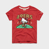 Hello Kitty x San Francisco 49ers Rush Tee (Youth) Apparel HOMAGE Red Y2