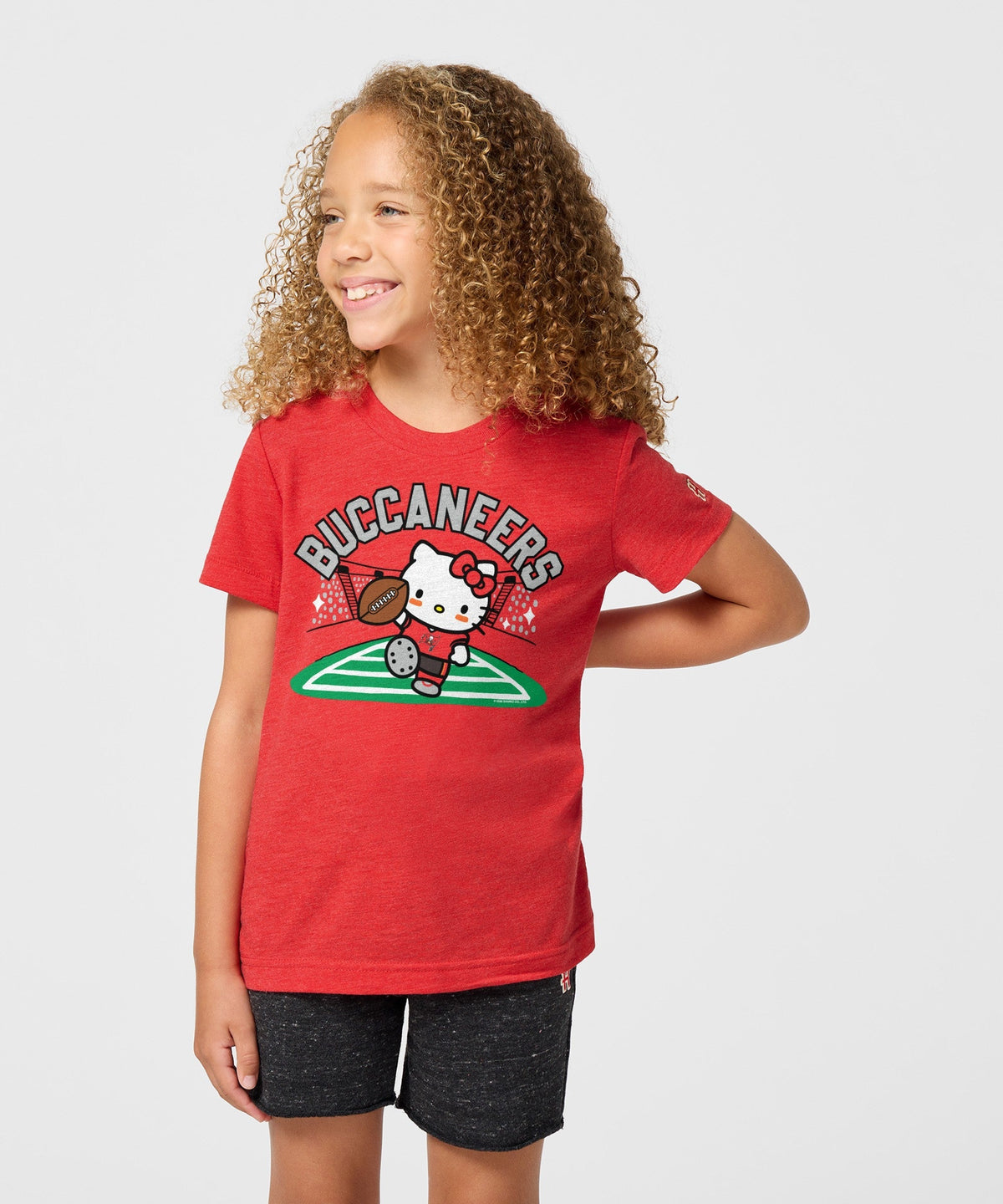Hello Kitty x Tampa Bay Buccaneers Touchdown Tee (Youth) Apparel HOMAGE