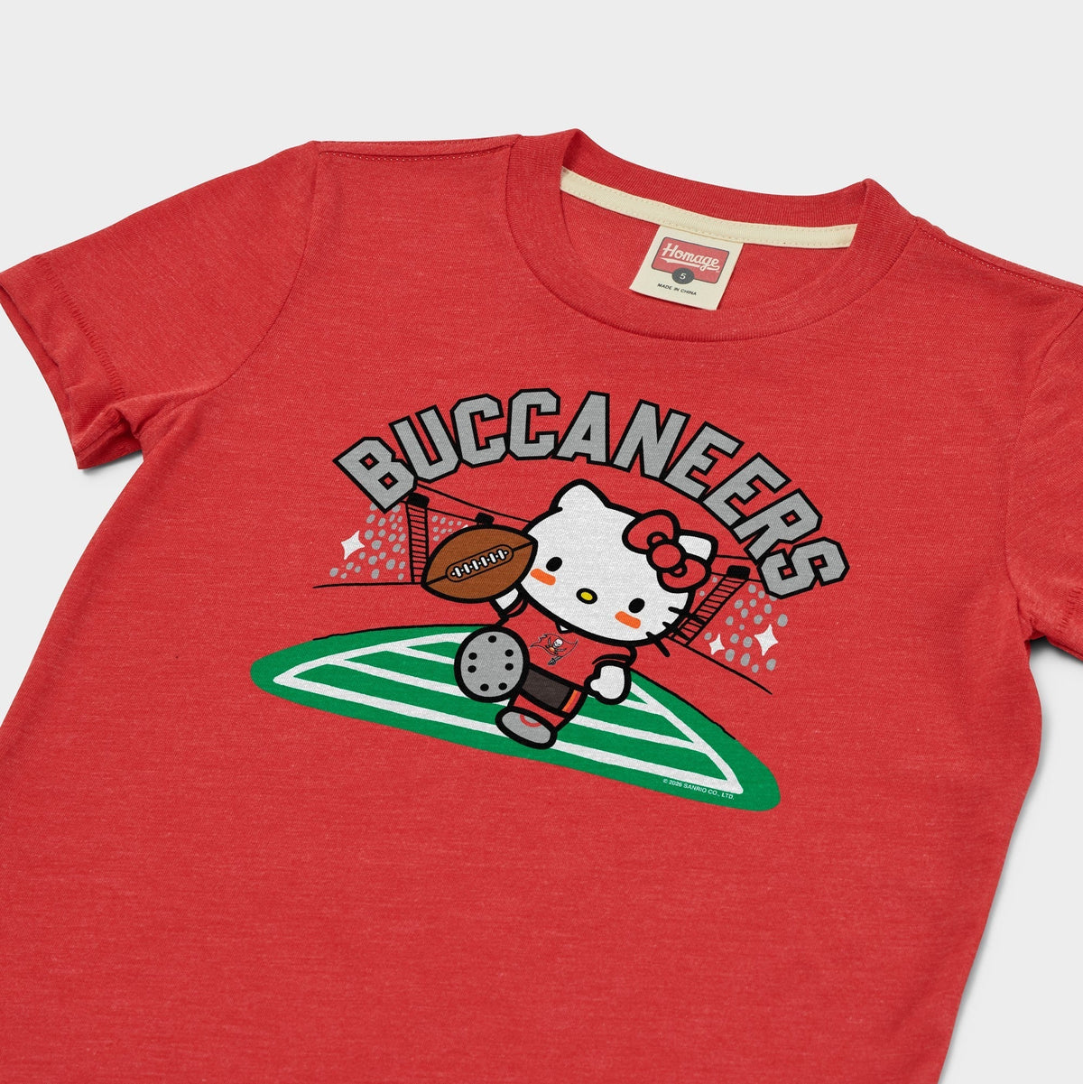 Hello Kitty x Tampa Bay Buccaneers Touchdown Tee (Youth) Apparel HOMAGE