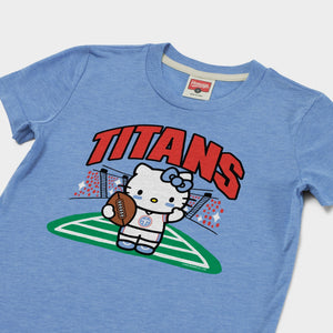 Hello Kitty x Tennessee Titans Football Tee (Youth) Apparel HOMAGE