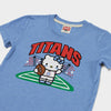 Hello Kitty x Tennessee Titans Football Tee (Youth) Apparel HOMAGE