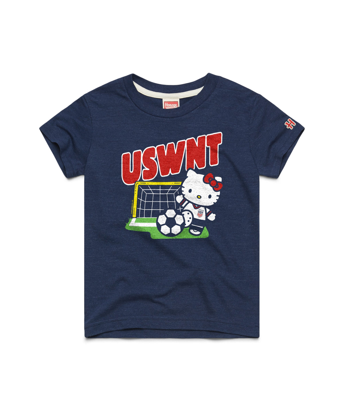 Hello Kitty x USWNT Let's Kick It Tee (Youth) Apparel Homage LLC