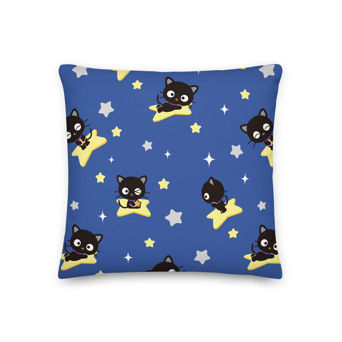 Chococat Starry Night 18&quot; Square Pillow Home Goods Printful Default Title  