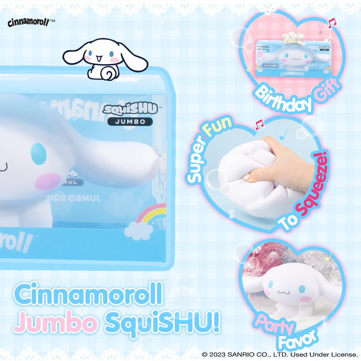 Cinnamoroll Jumbo Squishy Toy Squishy Hamee.com - Hamee US   