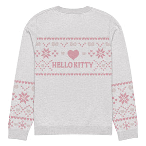Hello Kitty Pink Nordic Sweater Apparel Printful