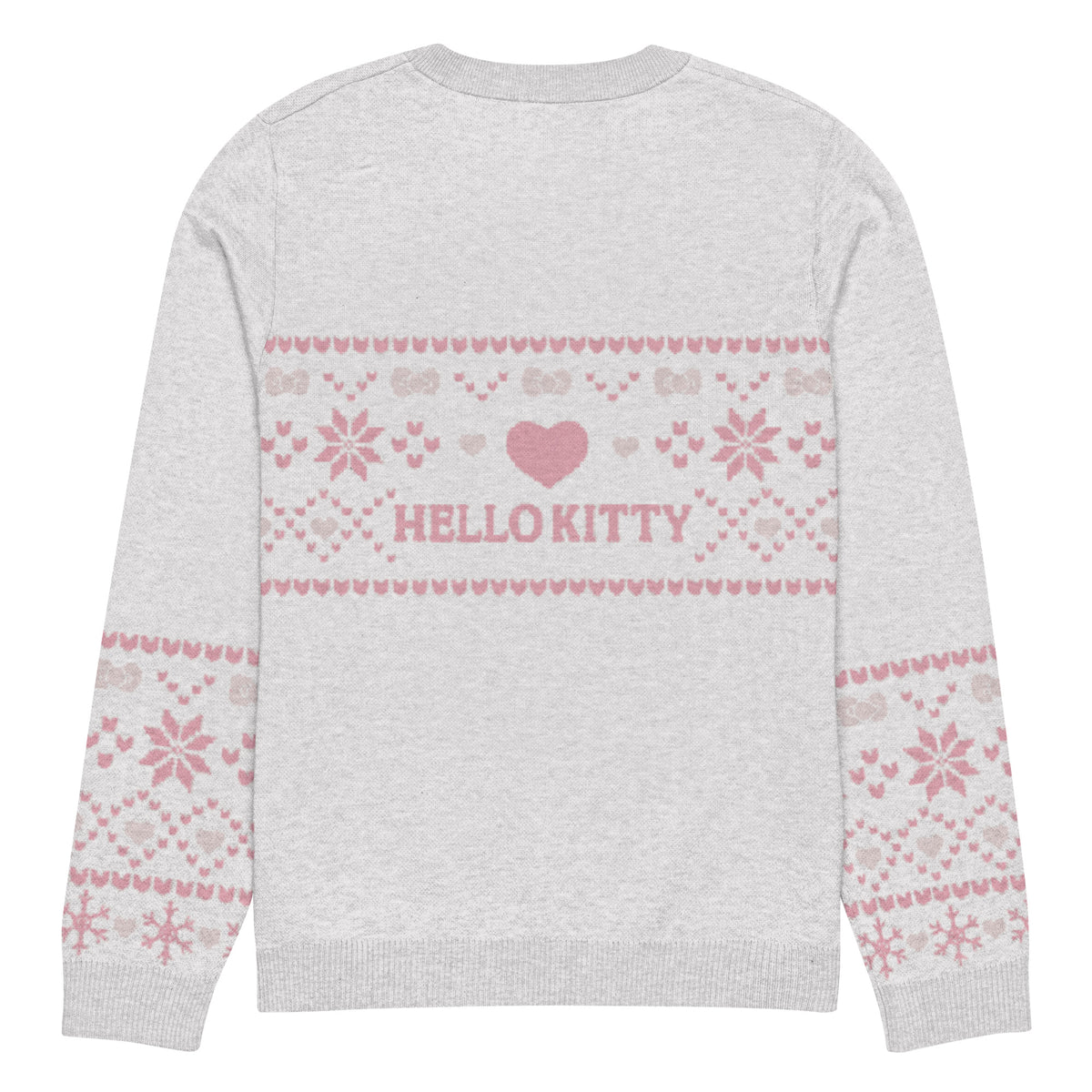 Hello Kitty Pink Nordic Sweater Apparel Printful