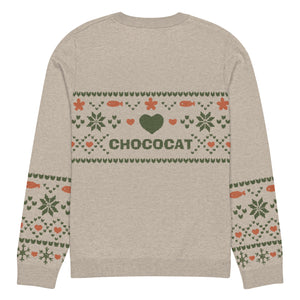 Chococat Olive Nordic Sweater Apparel Printful
