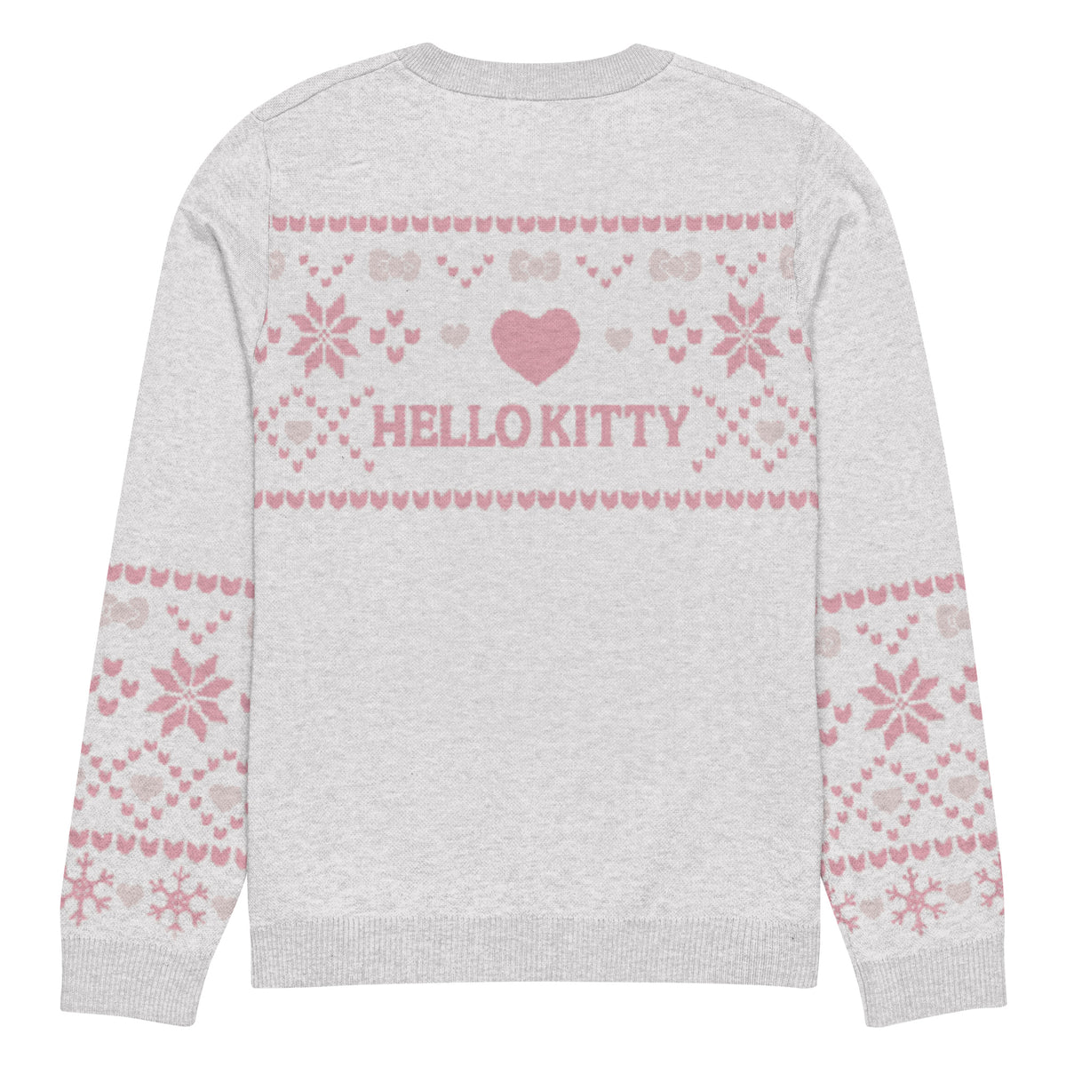 Hello Kitty Pink Nordic Sweater Apparel Printful