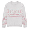 Hello Kitty Pink Nordic Sweater Apparel Printful S