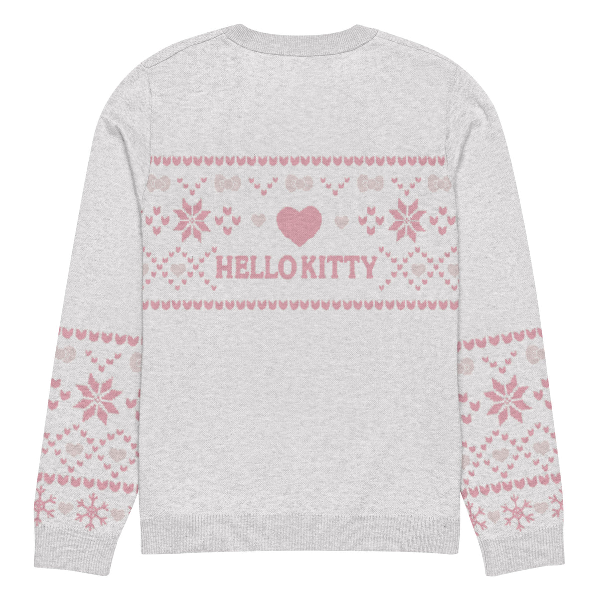Hello Kitty Pink Nordic Sweater Apparel Printful