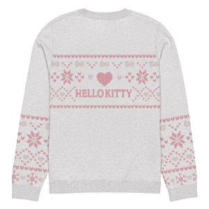 Hello Kitty Pink Nordic Sweater Apparel Printful