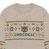 Chococat Olive Nordic Sweater Apparel Printful XL