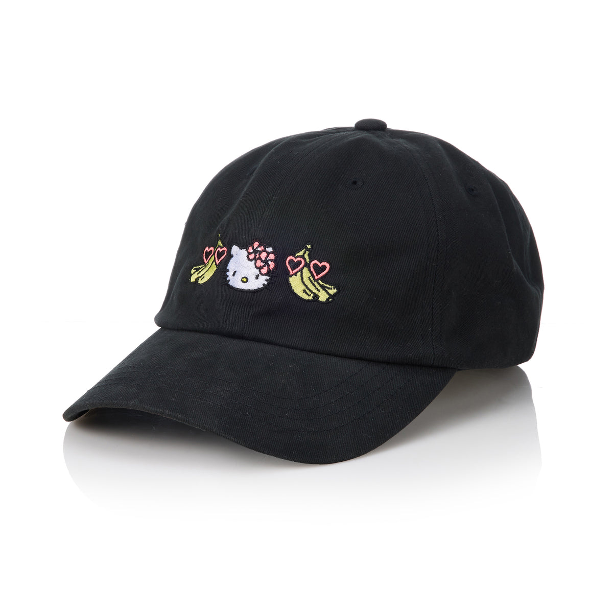 Hello Kitty x Aloha Collection Gone Bananas Dad Hat (Black) Accessory Aloha Collection Inc