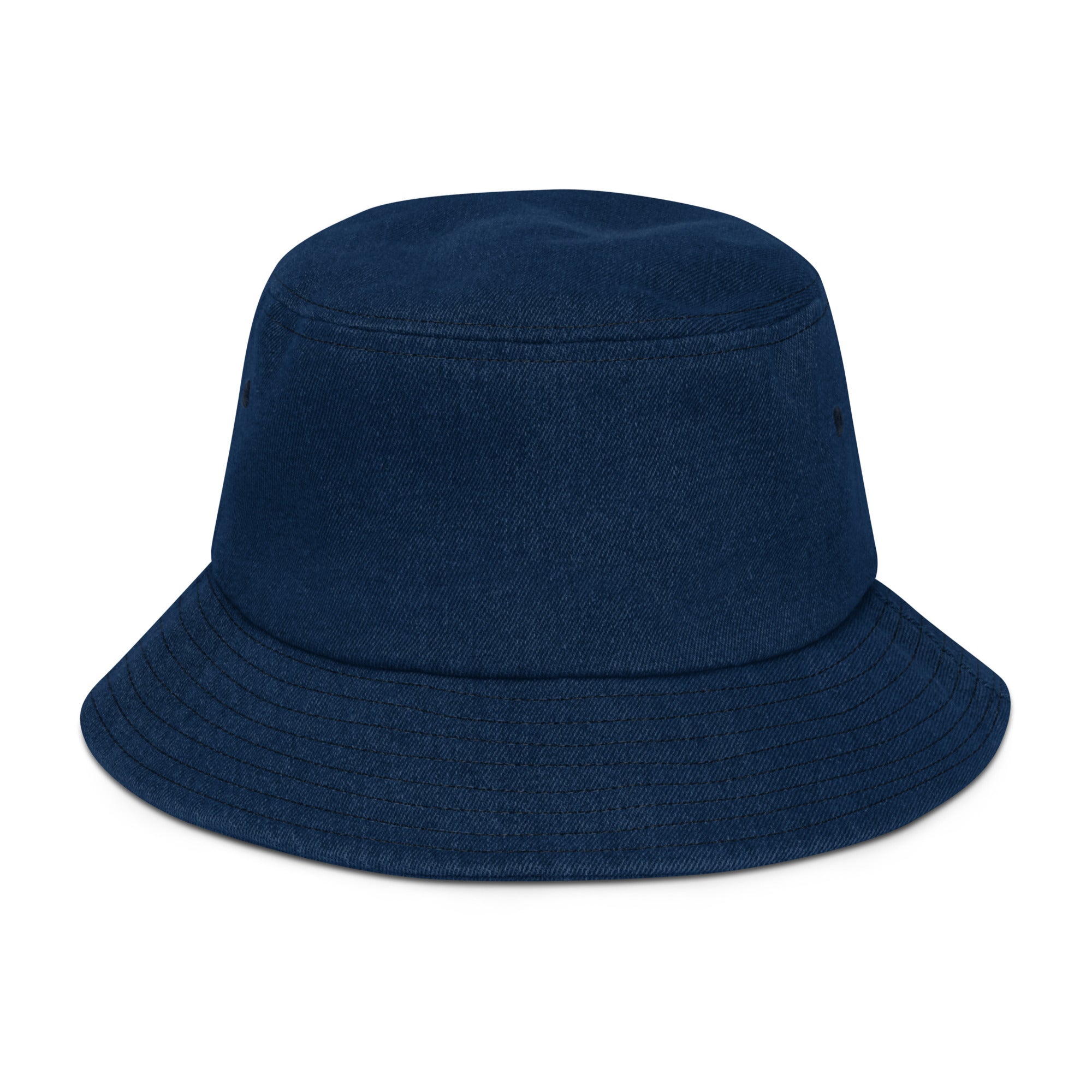 Dear Daniel Embroidered Denim Bucket Hat Accessory Printful Classic Denim  