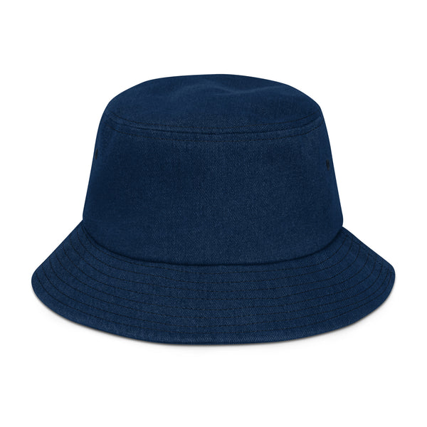Dear Daniel Embroidered Denim Bucket Hat