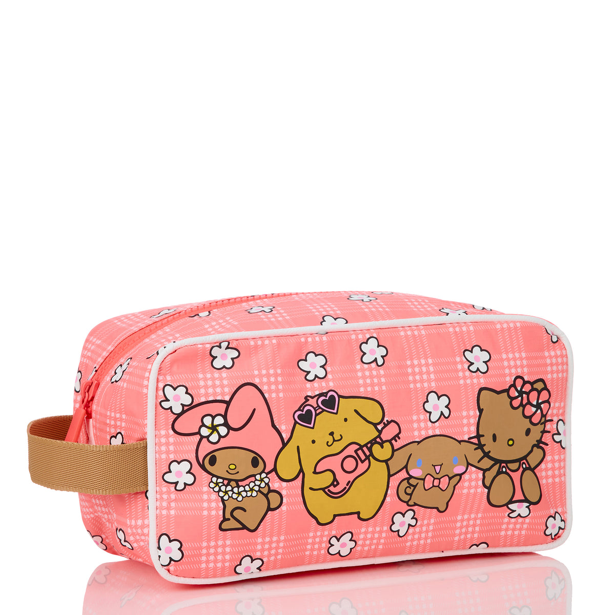 Hello Kitty and Friends x Aloha Collection Dopp Kit Bag (Palaka Friends) Bags Aloha Collection Inc