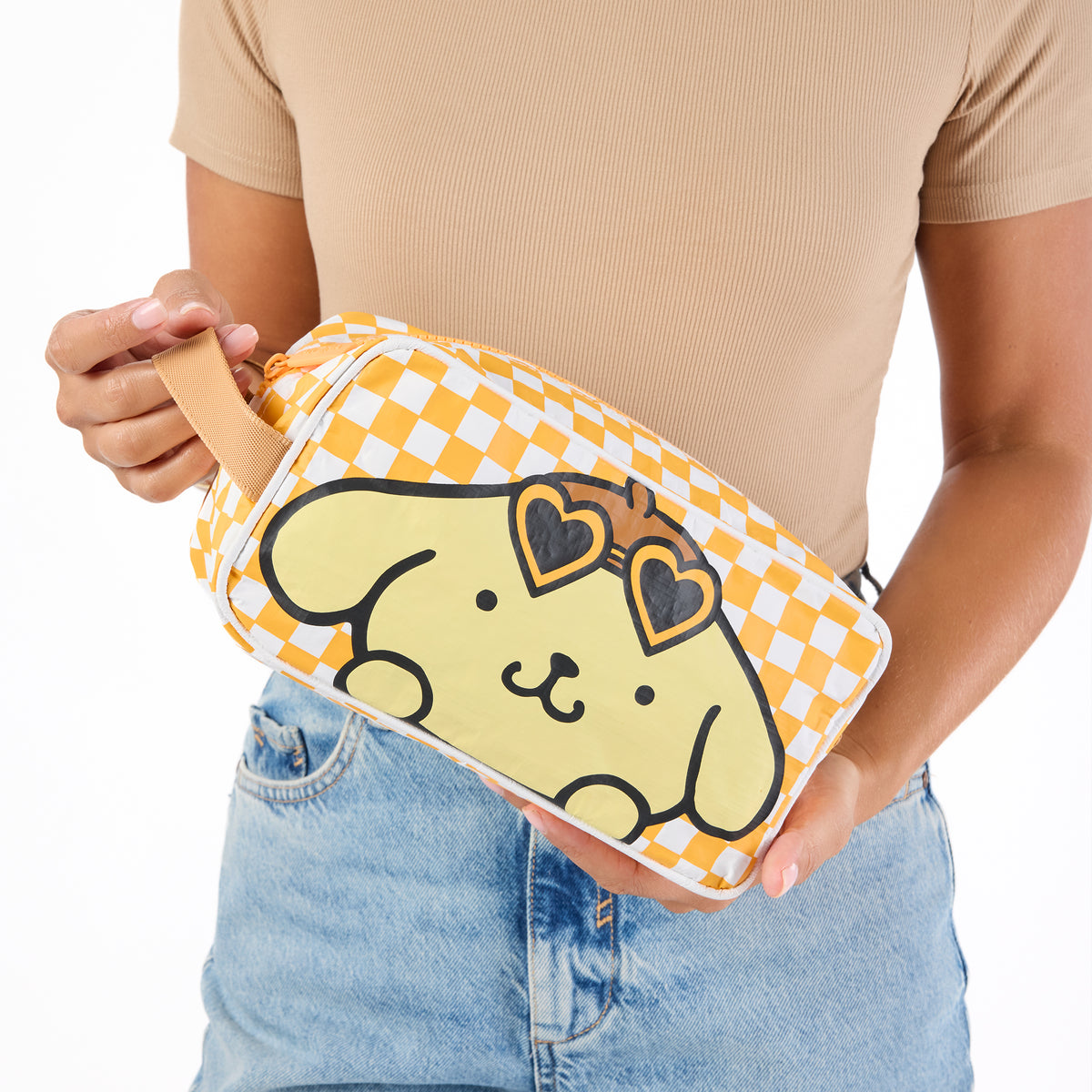 Pompompurin x Aloha Collection Dopp Kit Bag (Check) Bags Aloha Collection Inc