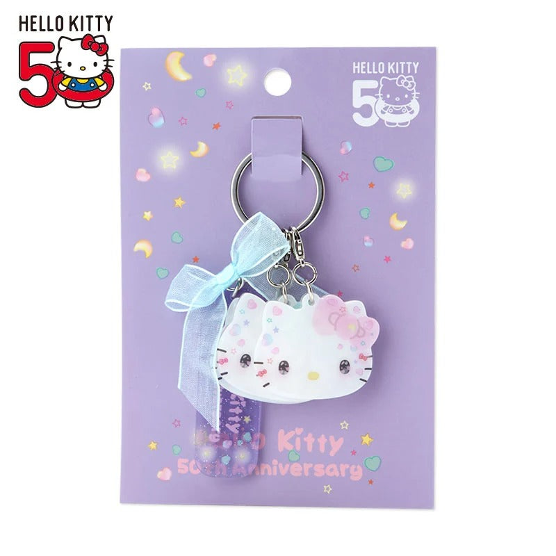 Hello Kitty Keychain (50th Anniv. The Future In Our Eyes) Accessory Japan Original   