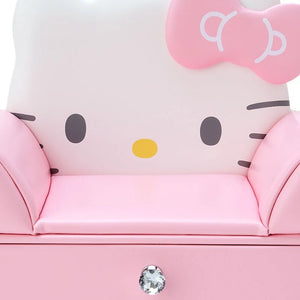 Hello Kitty Mini Sofa Storage Chest Home Goods Japan Original   