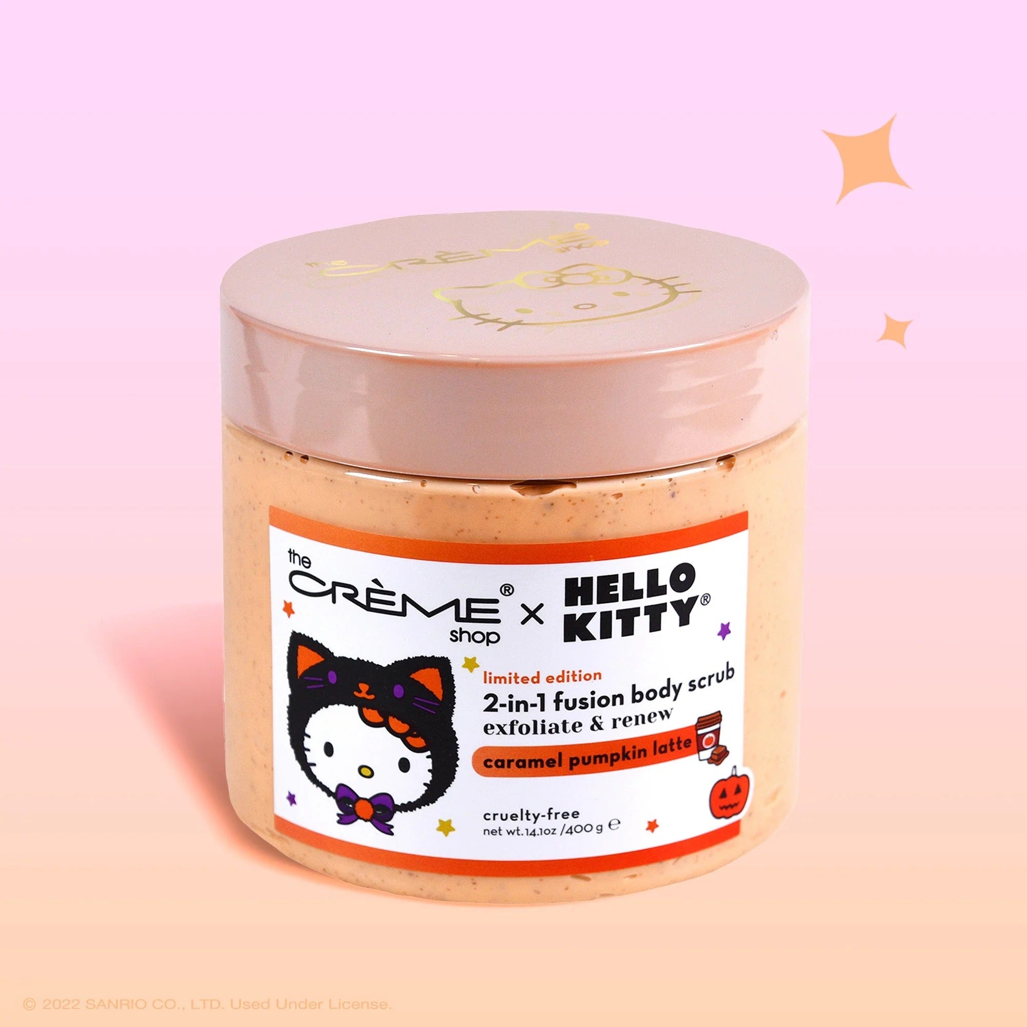 Hello Kitty x The Crème Shop Fusion Body Scrub (Caramel Pumpkin Latte) Beauty The Crème Shop   