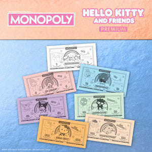 Hello Kitty & Friends Monopoly Board Game (Rose Gold Premium Edition) Toys&Games USAopoly Inc   