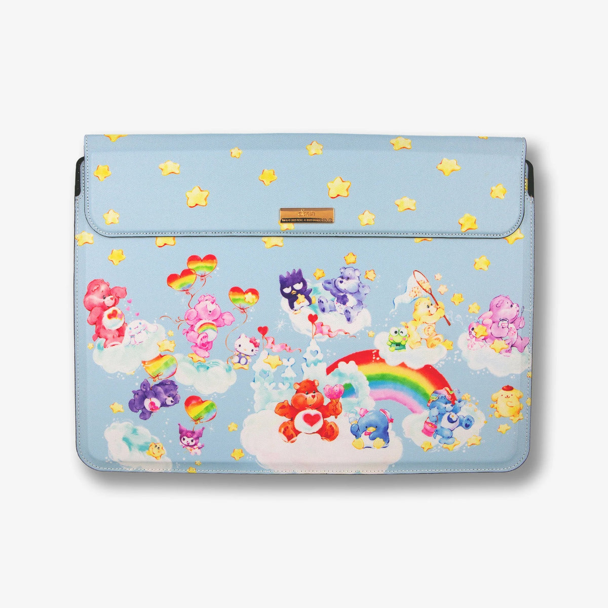 Hello Kitty and Friends x Care Bears 15&quot; Foldable Laptop Sleeve Accessory BySonix Inc.   