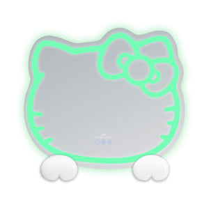Hello Kitty x Impressions Vanity RGB Wall Mirror 2.0 W/ Bluetooth Speakers and Specialty Base