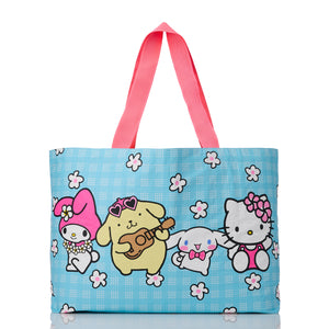 Hello Kitty and Friends x Aloha Collection Holo Holo Tote Bag (Palaka Friends) Bags Aloha Collection Inc