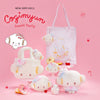 Cogimyun plush toys and tote bag on a pink background with 'New Arrivals' text.
