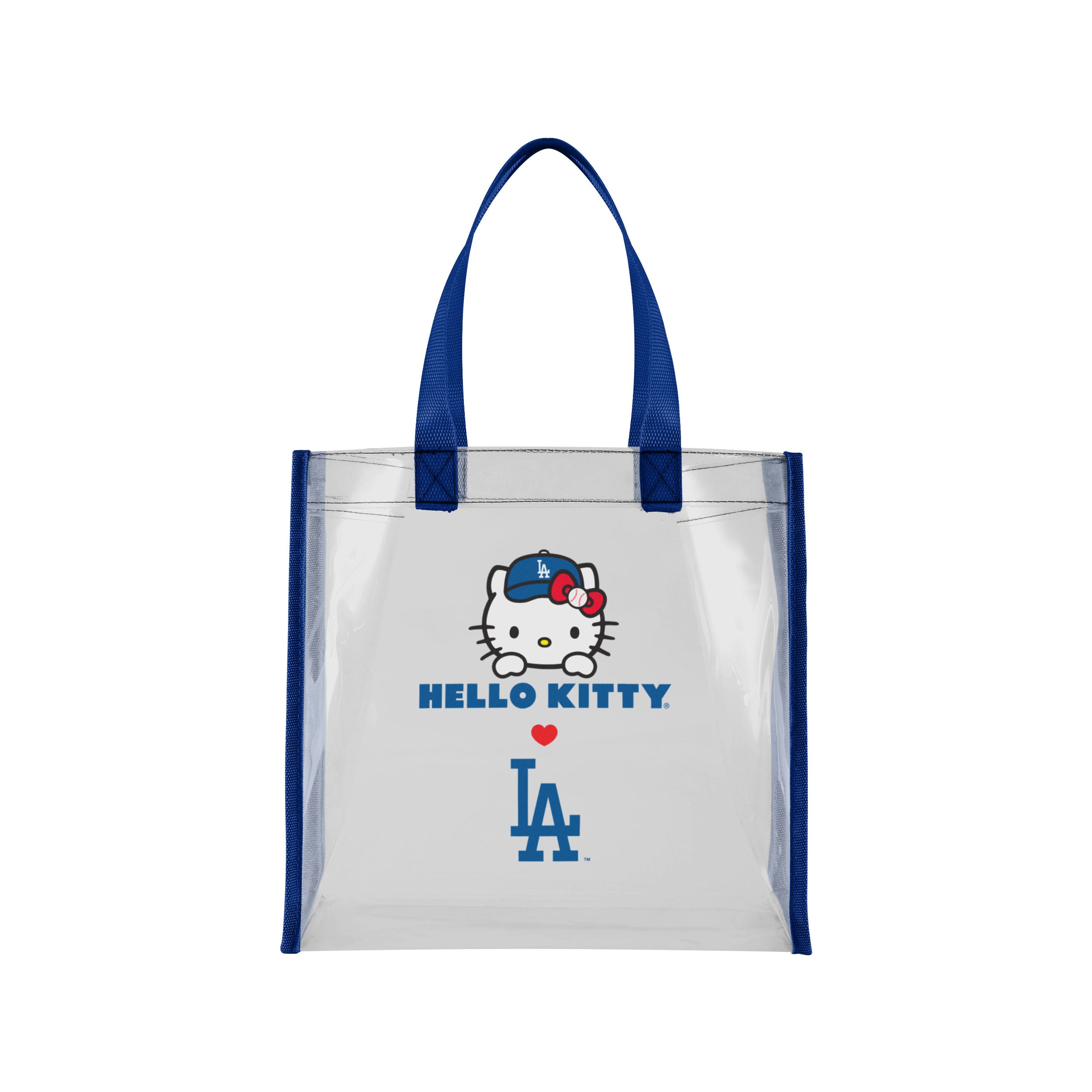 Hello Kitty LA Dodgers コラボ　クリアバッグ＆ポーチ Hello Kitty x Los Angeles Dodgers Clear Tote Bag