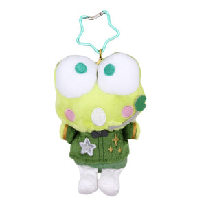 Keroppi Plush Mascot Keychain (Go Green Fandom Series) Accessory Global Original