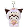 Kuromi Plush Mascot Keychain (Fluffy Squirrel Series) Accessory Japan Original
