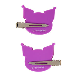 Kuromi Mini Hair Clip Set (Suntan Series) Accessory Japan Original