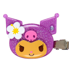 Kuromi Mini Hair Clip Set (Suntan Series) Accessory Japan Original