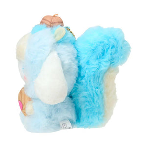 Cinnamoroll Plush Mascot Keychain (Fluffy Squirrel Series) Accessory Japan Original