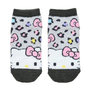 Hello Kitty Cheetah Cozy Ankle Socks Accessory Japan Original