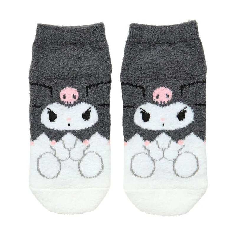 Kuromi Tucked-In Cozy Ankle Socks Accessory Japan Original