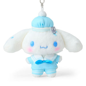 Cinnamoroll Plush Mascot Keychain (Sailor Series) Accessory Japan Original