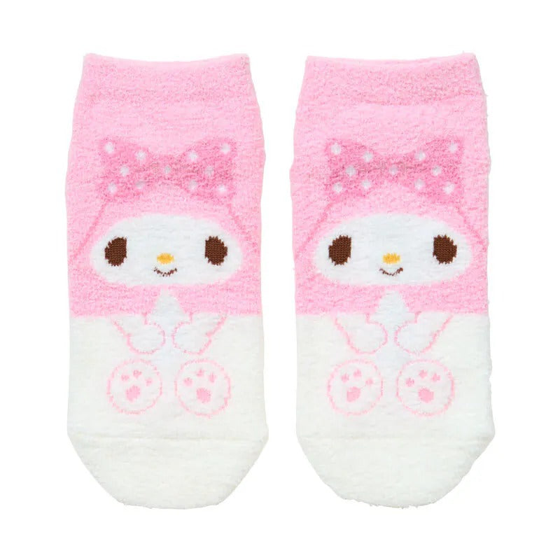 Sanrio My Melody タイツ ピンク 総柄 My Melody Tucked-In Cozy Ankle Socks