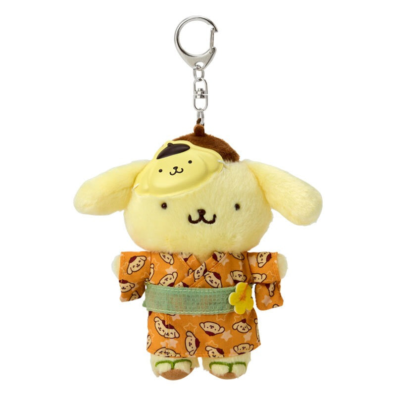 Pompompurin Plush Mascot Keychain (Summer Festival Series) Accessory Japan Original
