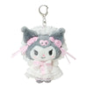 Kuromi Plush Mascot Keychain (Lace and Frills Series) Accessory Japan Original