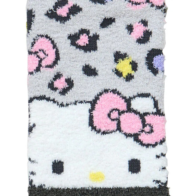 Hello Kitty Cheetah Cozy Ankle Socks Accessory Japan Original