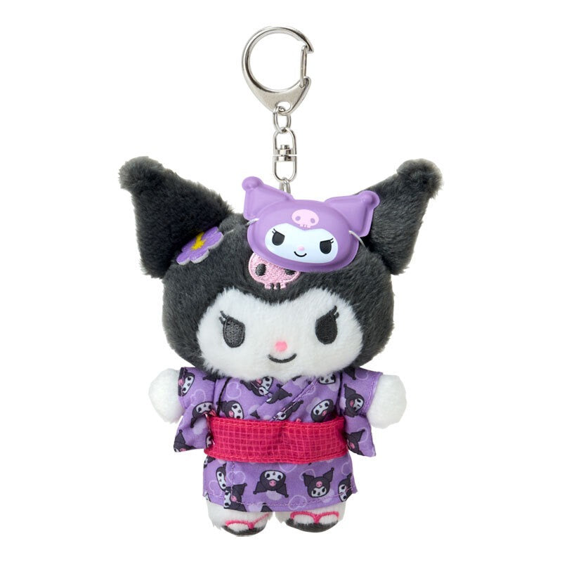 Kuromi Plush Mascot Keychain (Summer Festival Series) Accessory Japan Original