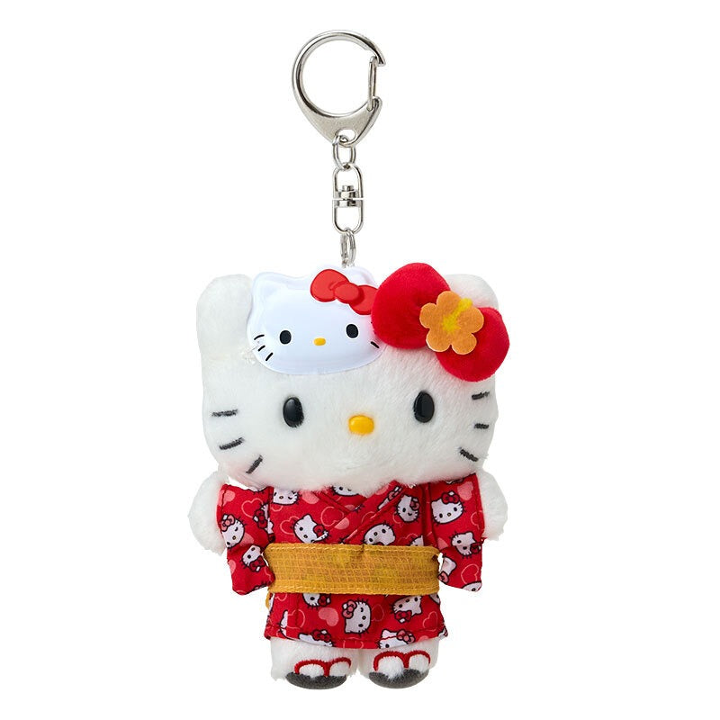 Hello Kitty Plush Mascot Keychain (Summer Festival Series) Accessory Japan Original