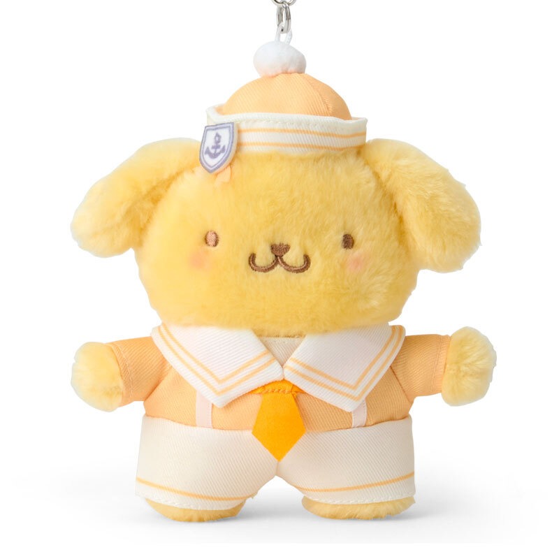 Pompompurin Plush Mascot Keychain (Sailor Series) Accessory Japan Original