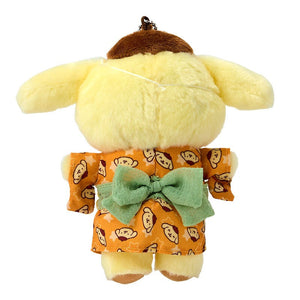 Pompompurin Plush Mascot Keychain (Summer Festival Series) Accessory Japan Original